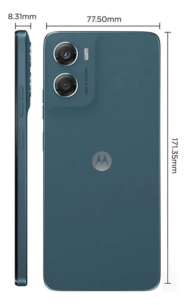 Smartphone Motorola Moto G06 - 128gb 12gb (4gb Ram + 8gb Ram Boost) E Camera 50mp Com Ai Bateria De 5200 Mah Tela 6.9 - Azul Marinho