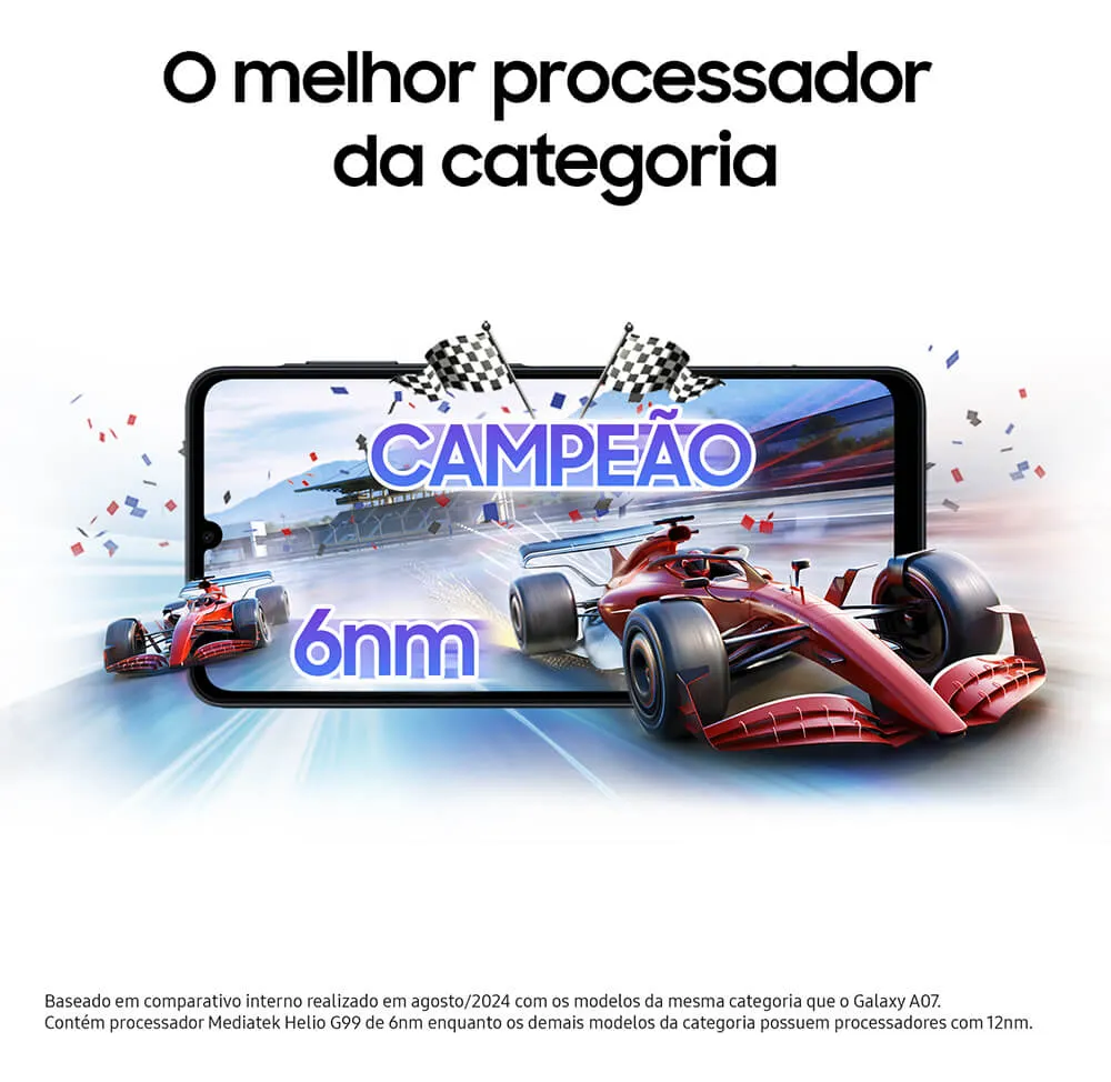 Celular Samsung Galaxy A07 128gb, 4gb, Câmera 50mp, Tela 6.7 , Proteção Ip54, Processador 6nm - Verde 5