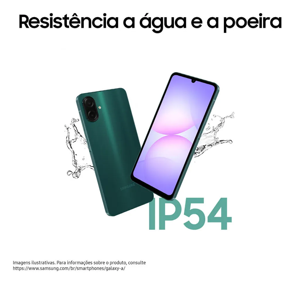 Celular Samsung Galaxy A07 128gb, 4gb, Câmera 50mp, Tela 6.7 , Proteção Ip54, Processador 6nm - Verde 3