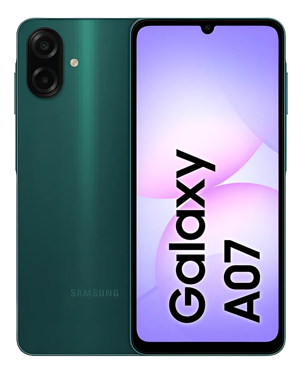 Celular Samsung Galaxy A07 128gb, 4gb, Câmera 50mp, Tela 6.7 , Proteção Ip54, Processador 6nm - Verde 6