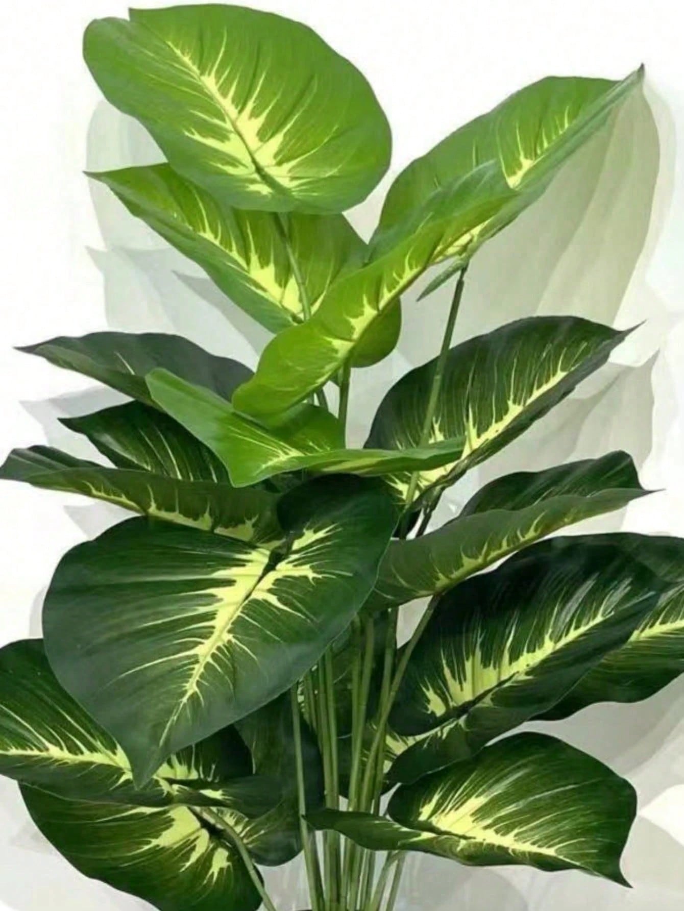 OBOVAY 1 Peça Árvore de Dinheiro Artificial Grande Mais Vendida, 12/18/24 Folhas Grandes (Altura da Planta 58-85cm), Folhagem Artificial de Folha Larga Estilo Floresta Tropical, Planta Artificial para Uso Interno/Externo em Qualquer Clima, Planta Artificial em Vaso Estilo Nórdico, Adequada para Decoração de Casa, Jardim, Hotel, Pátio, Varanda, Bottom Fotográfico para Festa de Casamento, Paisagem Boêmia, Folhas Artificiais DIY Feitas à Mão, Decoração Moderna para Casa  🎁Cupom 50% OFF para todo Novo Usuário!  4