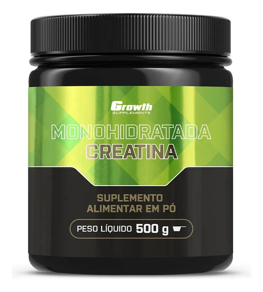 Creatina Monohidratada 500g Growth Supplements - Sem Sabor em Pó 5