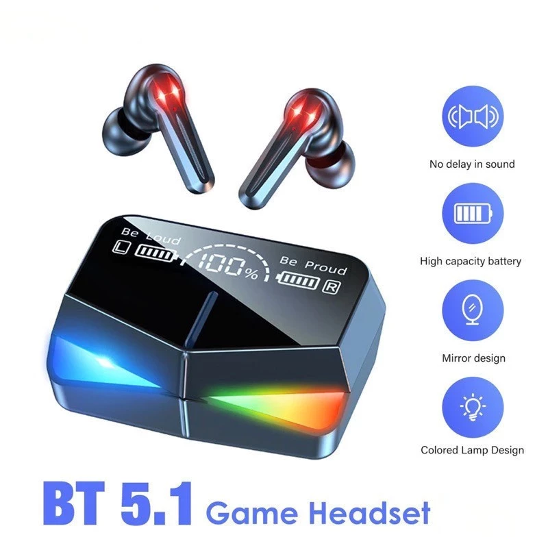 Fones De Ouvido M28 Sem Fio Bluetooth Estéreo Com Controle De Toque Redução De Ruído À Prova D'água - OFERTA RELÂMPAGO