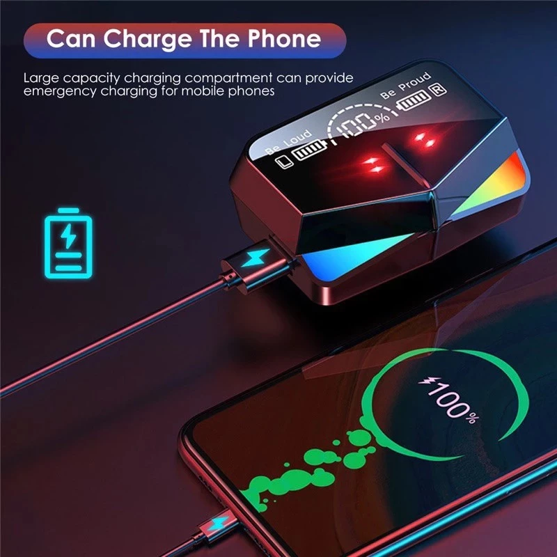 Fones De Ouvido M28 Sem Fio Bluetooth Estéreo Com Controle De Toque Redução De Ruído À Prova D'água - OFERTA RELÂMPAGO 2