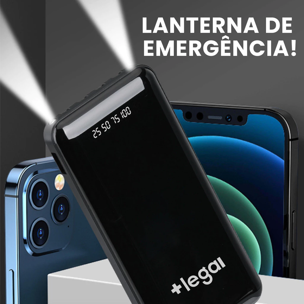 Bateria Externa Carregador Portátil Power Bank 10000 20000 mah Favo de Mel 3
