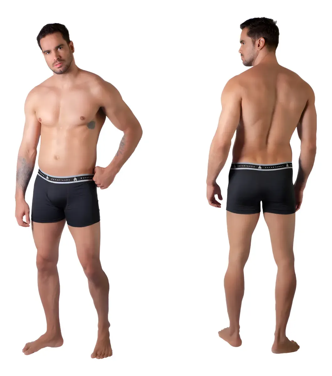 Kit Com 10 Cuecas Boxer Masculina Microfibra Original 2