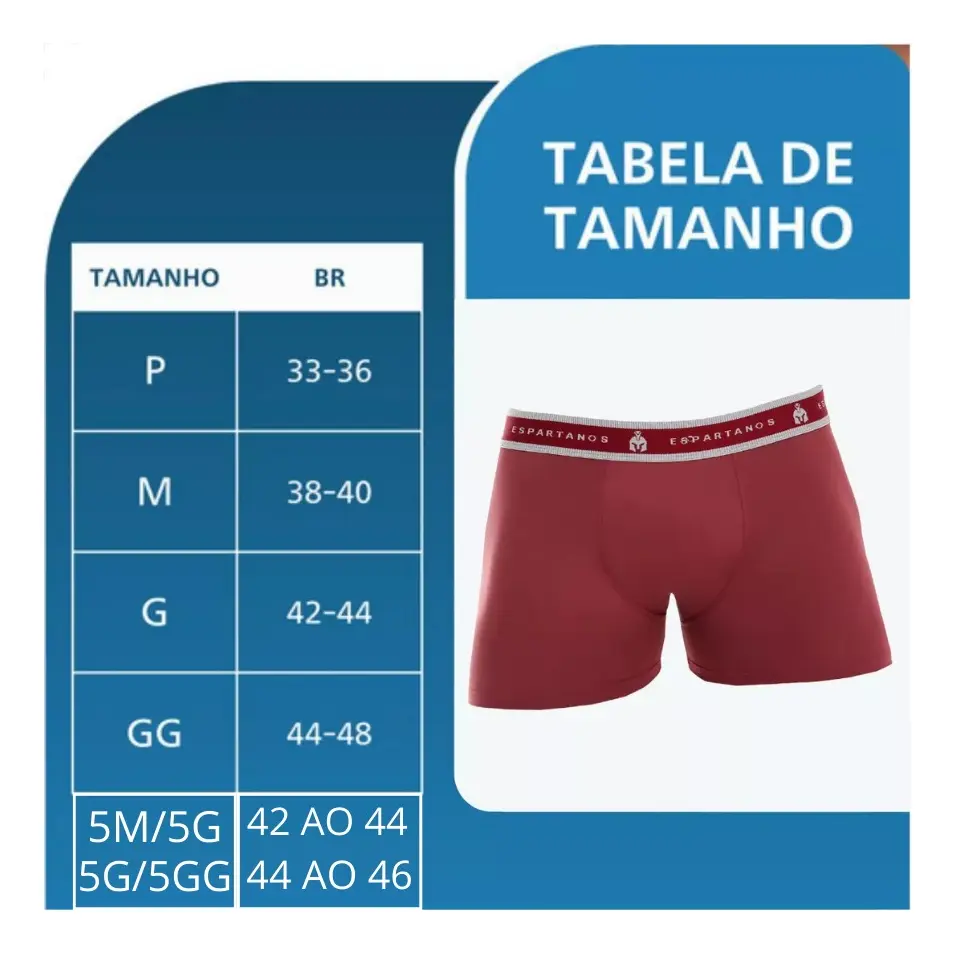 Kit Com 10 Cuecas Boxer Masculina Microfibra Original 6