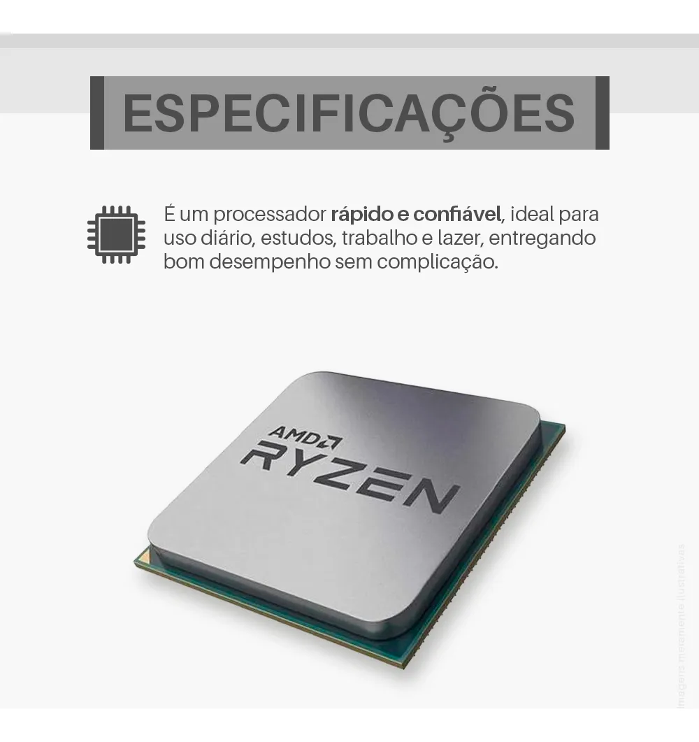 Pc Gamer Mcl, Amd Ryzen 5 5600gt, 16gb Ddr4, Ssd 480gb 2
