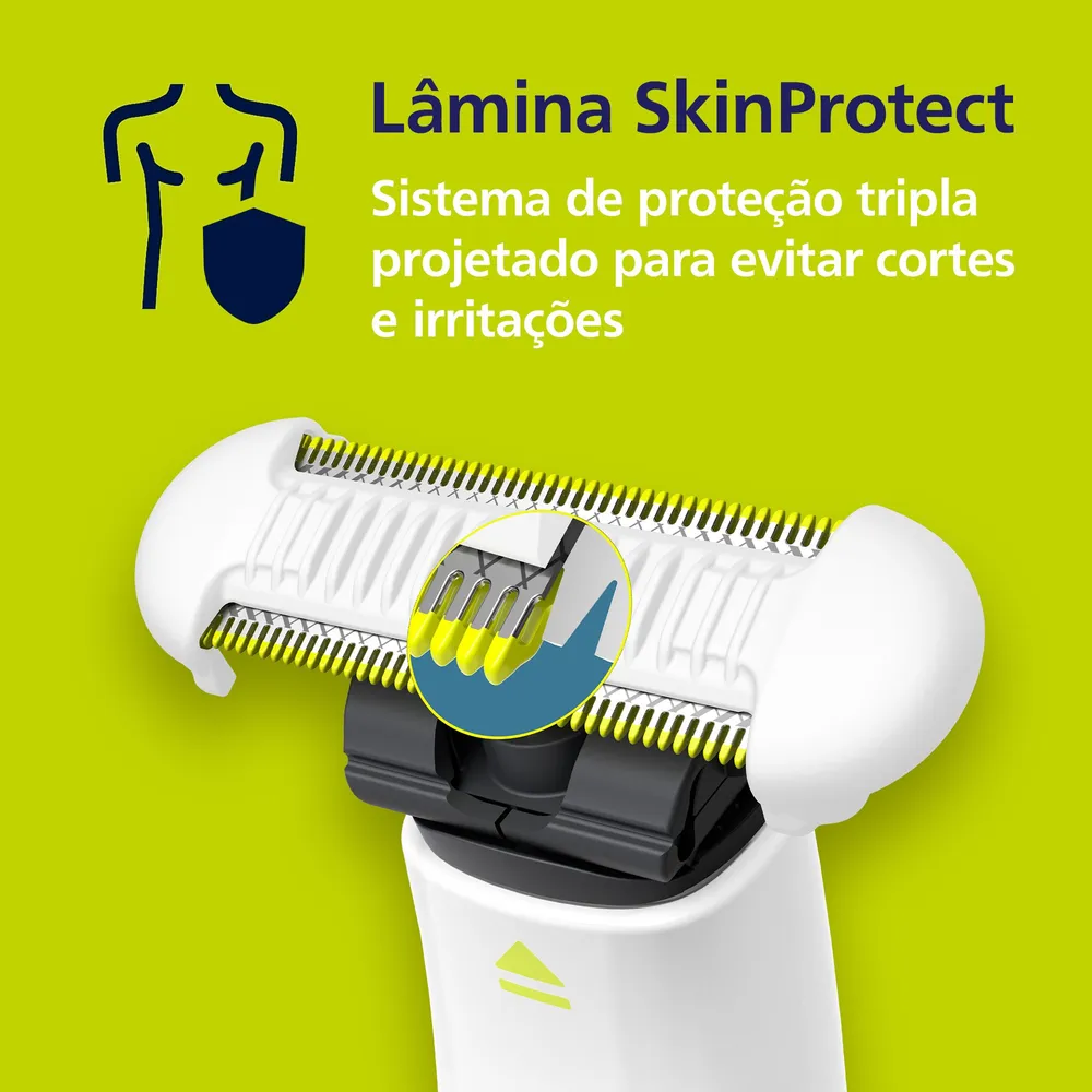 Aparador E Raspador Oneblade Intimate Qp1924/10 Philips 9
