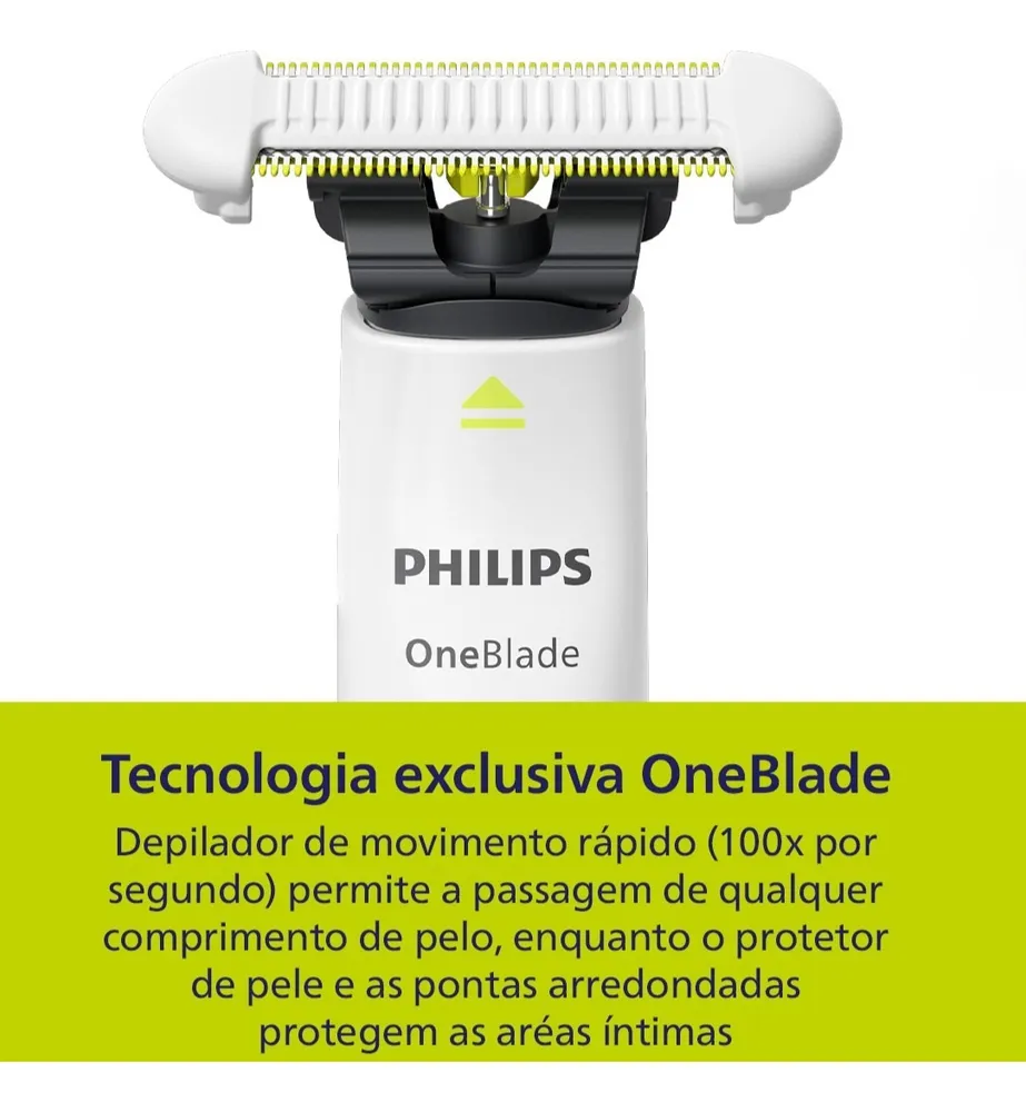 Aparador E Raspador Oneblade Intimate Qp1924/10 Philips 4