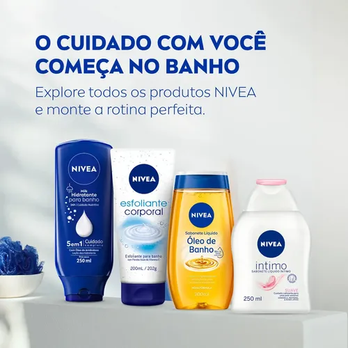 NIVEA  KIT Sabonete Líquido Óleo de Banho 200ml - 2 Unidades 8