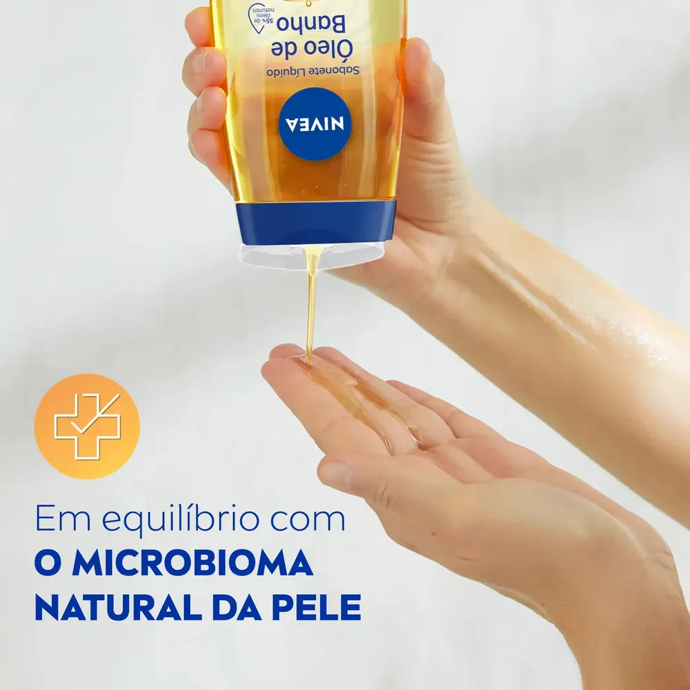 NIVEA  KIT Sabonete Líquido Óleo de Banho 200ml - 2 Unidades 13
