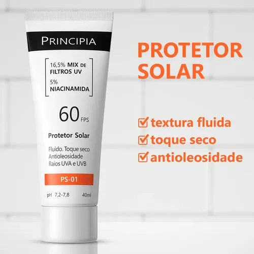 Kit Principia para Rotina de Skincare Pele Sensível com Protetor Solar FPS 60 9