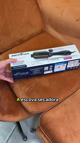 Britânia Escova Secadora Bec02pr 4 Em 1 1300w Cor Preto e Rosa 2