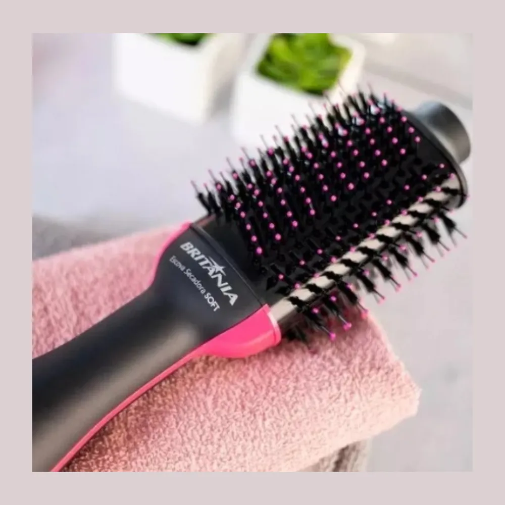 Britânia Escova Secadora Bec02pr 4 Em 1 1300w Cor Preto e Rosa 5
