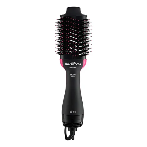 Britânia Escova Secadora Bec02pr 4 Em 1 1300w Cor Preto e Rosa 8