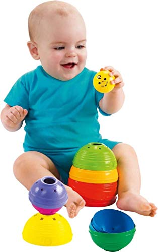 Fisher-Price Brinquedo para Bebês Potinhos Empilhar & Rolar para crianças a partir de 6 meses 5