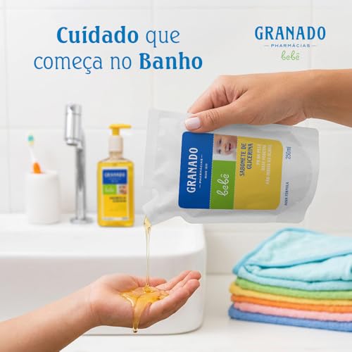 Granado Refil Sabonete Líquido Bebê, Tradicional, 250ml 4