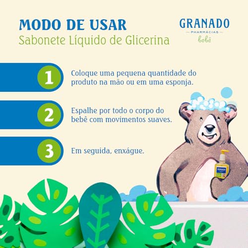 Granado Refil Sabonete Líquido Bebê, Tradicional, 250ml 6