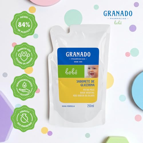 Granado Refil Sabonete Líquido Bebê, Tradicional, 250ml 3