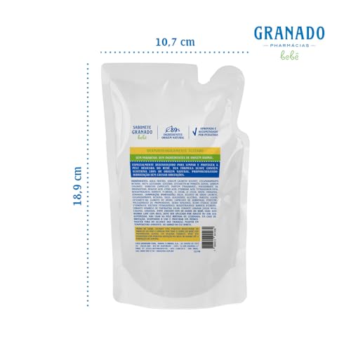 Granado Refil Sabonete Líquido Bebê, Tradicional, 250ml 5