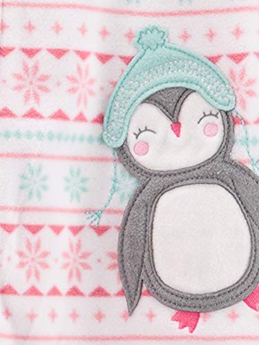 Simple Joys by Carter's Pijama de lã resistente a chamas com pés para meninas 3