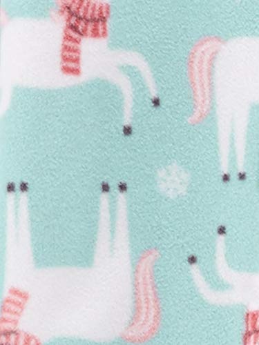Simple Joys by Carter's Pijama de lã resistente a chamas com pés para meninas 6
