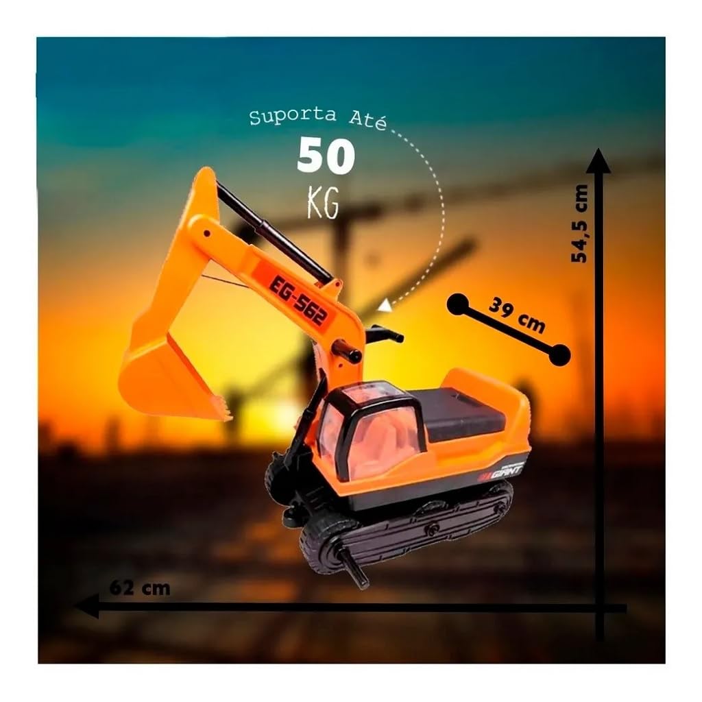 Trator Giant Escavator Até 50Kg, Roma, Multicor 6