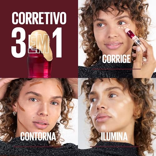 Corretivo Instantâneo Líquido Maybelline NY - Olheiras e Linhas Finas - Fórmula Vegana e Alta Cobertura 2