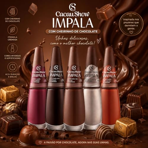 Kit de Esmaltes Cacau Show: 5 Cores Marrons Nude Imperdíveis a Preço Histórico! 2
