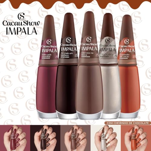 Impala Kit Esmaltes Cacau Show: 5 Unidades de Chocolate com Preço Histórico! 3