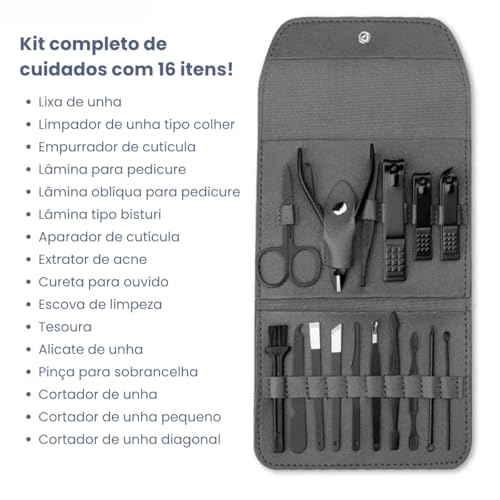 Kit Manicure e Pedicure Completo - O Melhor Valor para Homens e Mulheres! 5