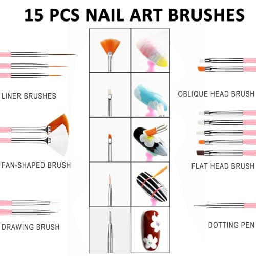 Conjunto de 23 peças para Design de Unhas - O Melhor Valor de 2026! 4