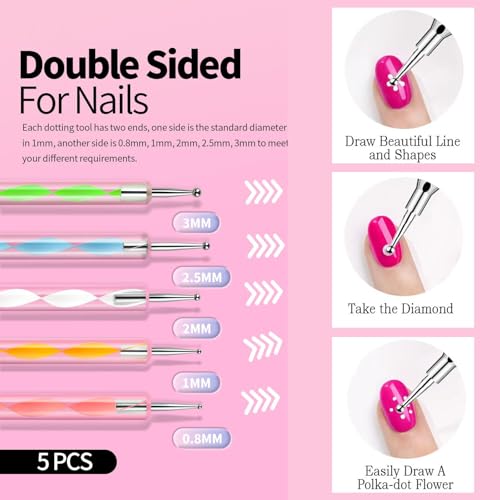 Conjunto de 23 peças para Design de Unhas - O Melhor Valor de 2026! 5