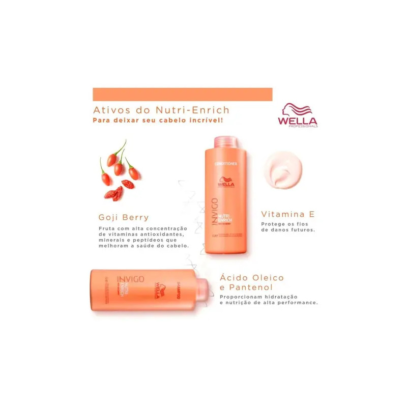 Wella Kit Nutri Enrich 1L + 1L - Desconto Especial 2