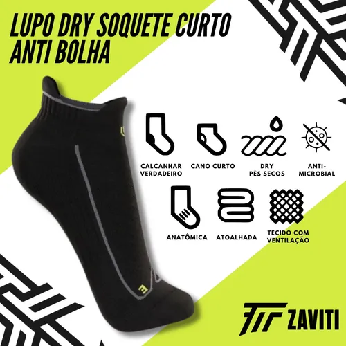 Kit 2 Pares Meia Lupo Dry Soquete Corrida 4