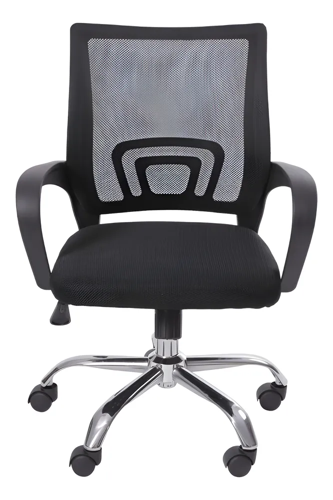 Cadeira de Escritorio Giratoria Or 3310 Preta Ergonomica - Desconto Especial 10