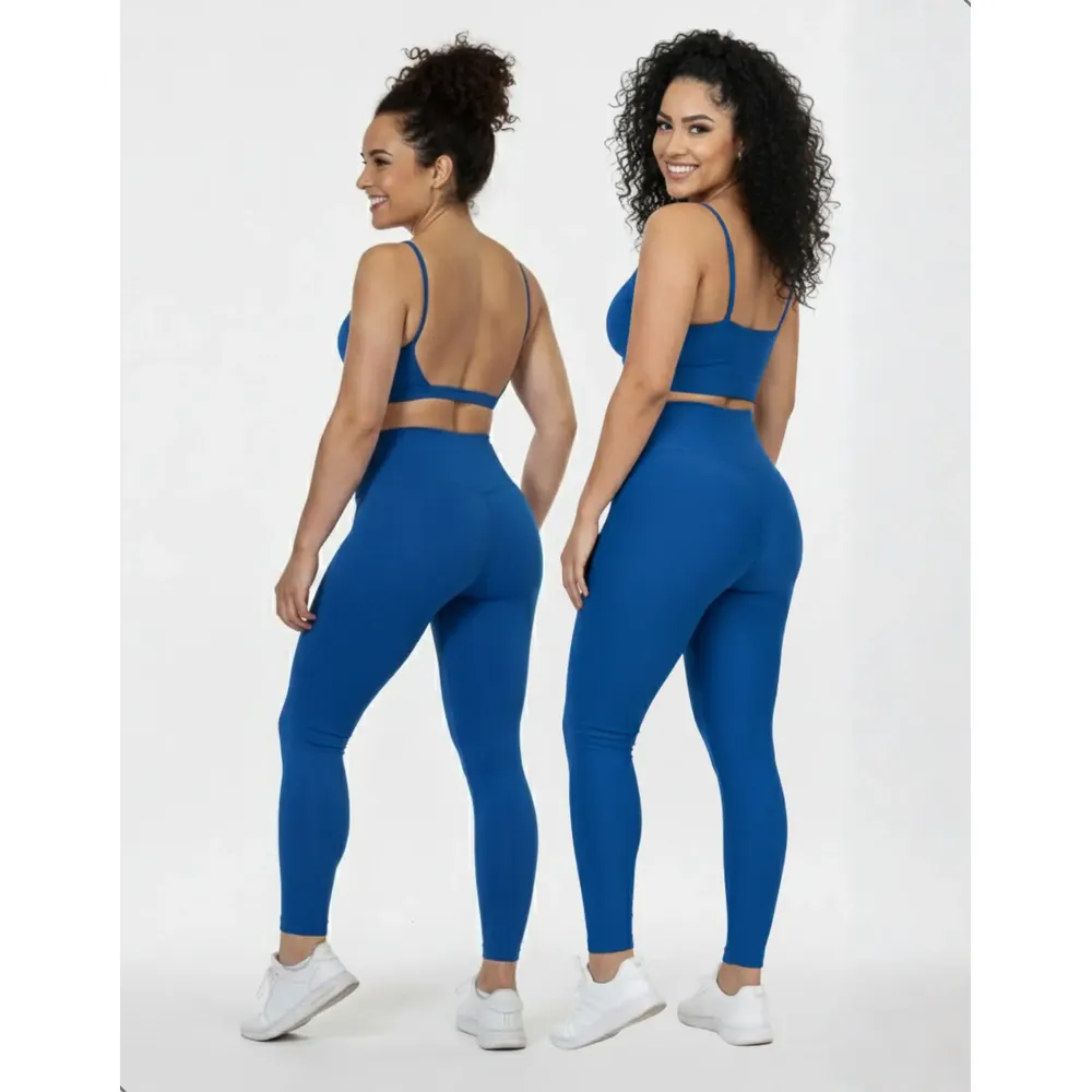 Kit 3 Conjuntos Roupa Feminina Legging e Top - Desconto Especial
