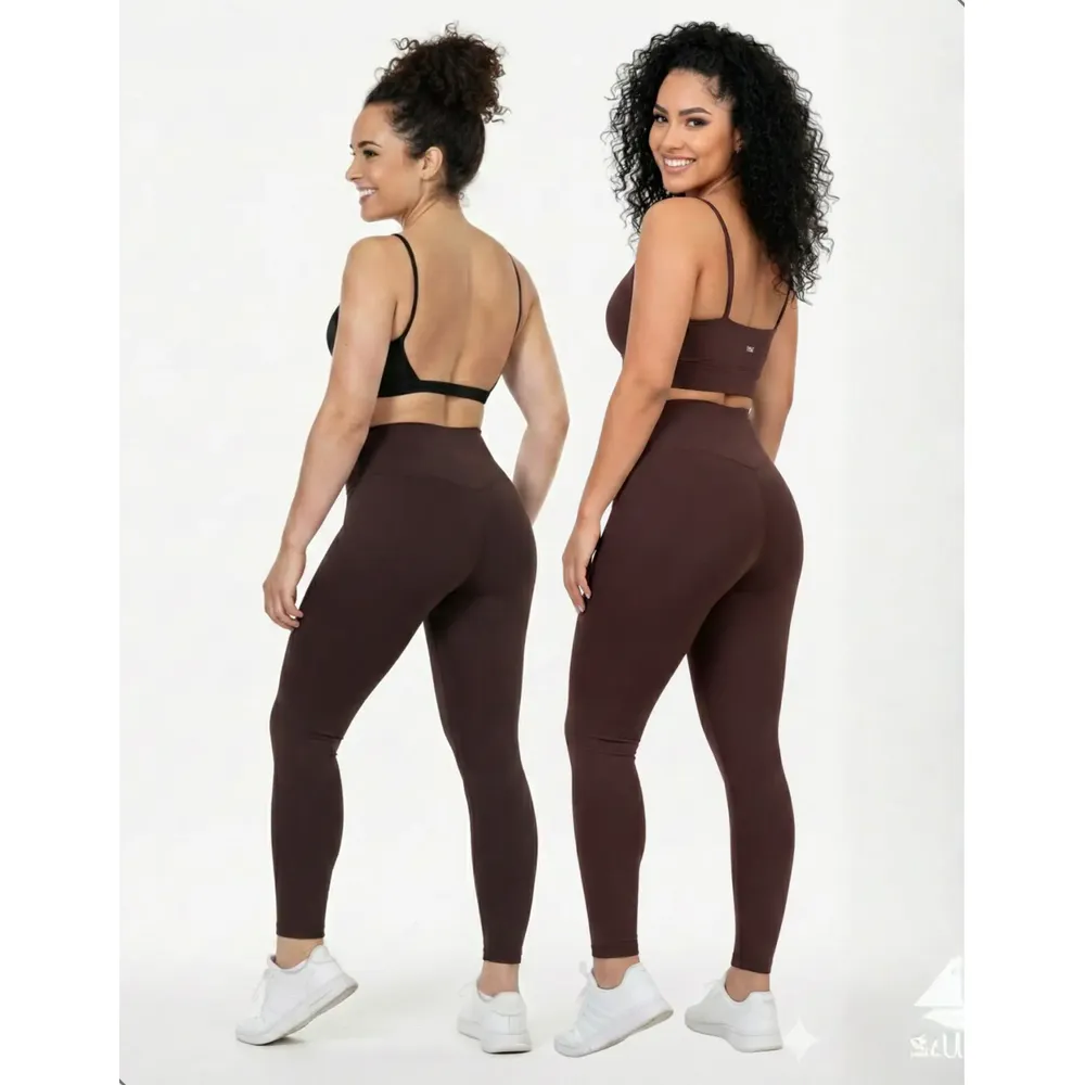 Kit 3 Conjuntos Roupa Feminina Legging e Top - Desconto Especial 5