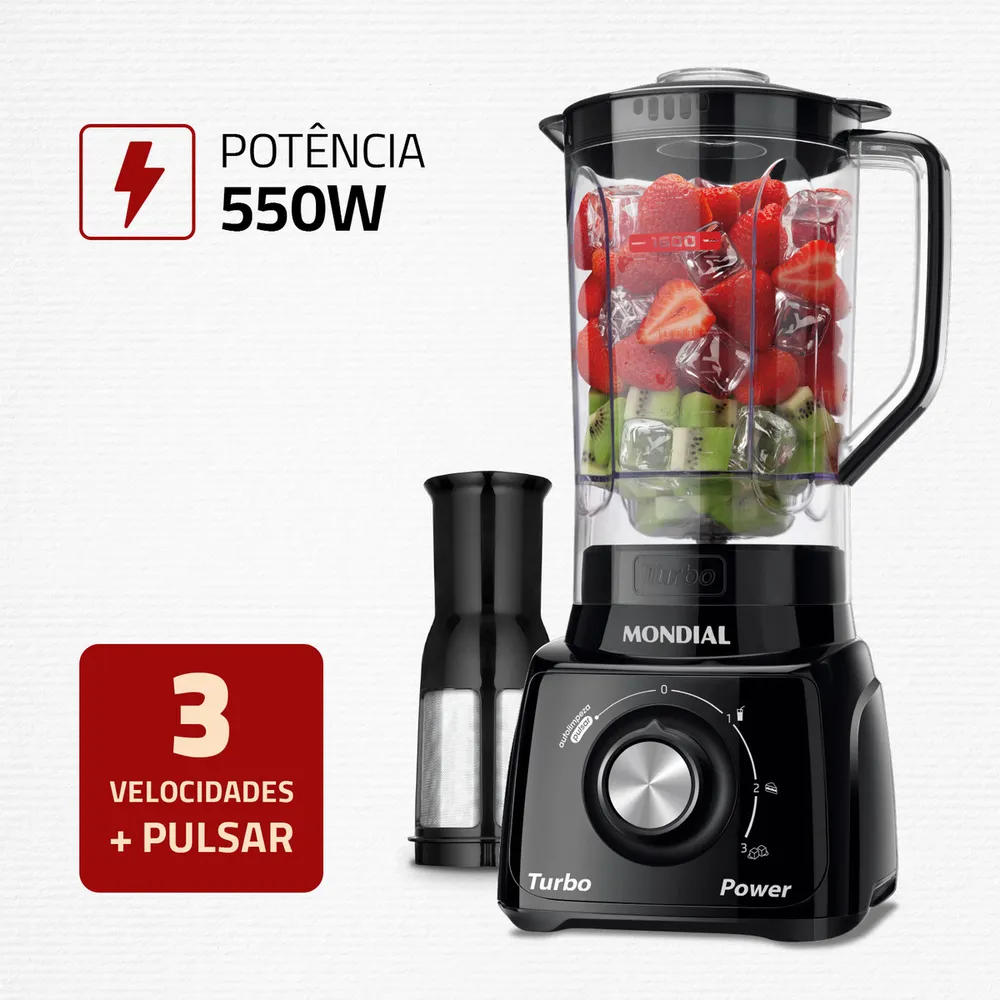 Liquidificador 550W L-99 FB Desconto Especial 7