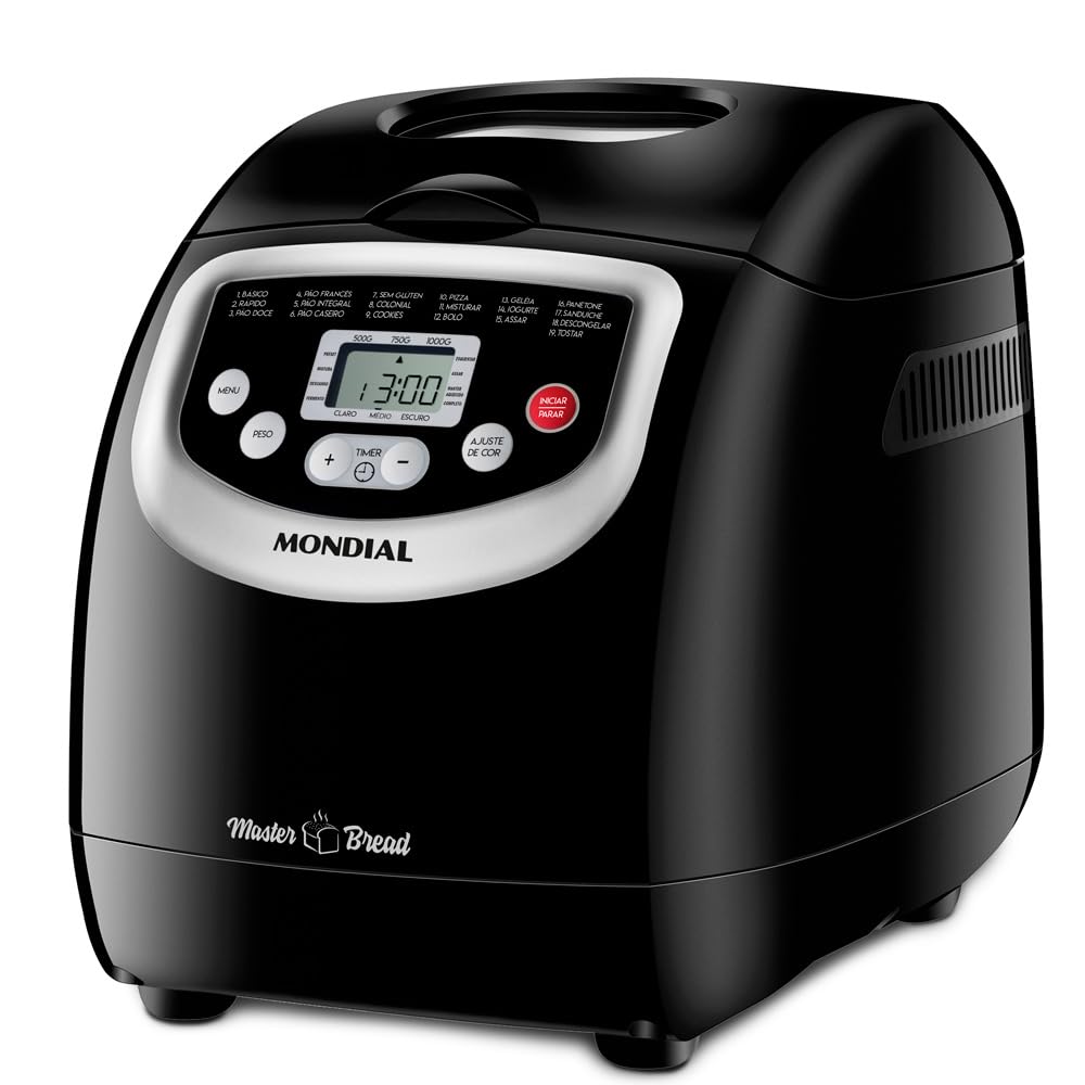 Panificadora Automática Master Bread 700W 220V Preto 4