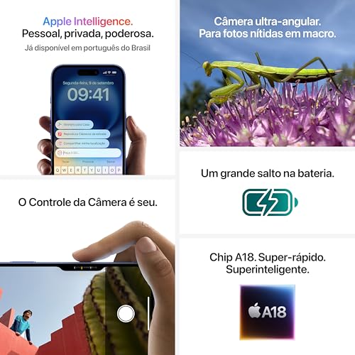 Apple iPhone 16 (256 GB) - Branco - Desconto Especial 4