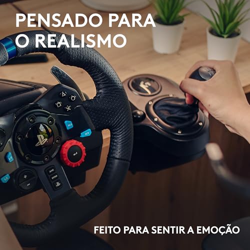 Combo Volante, Pedais e Cambio Logitech G29 SE para PS5, PS4 e PC