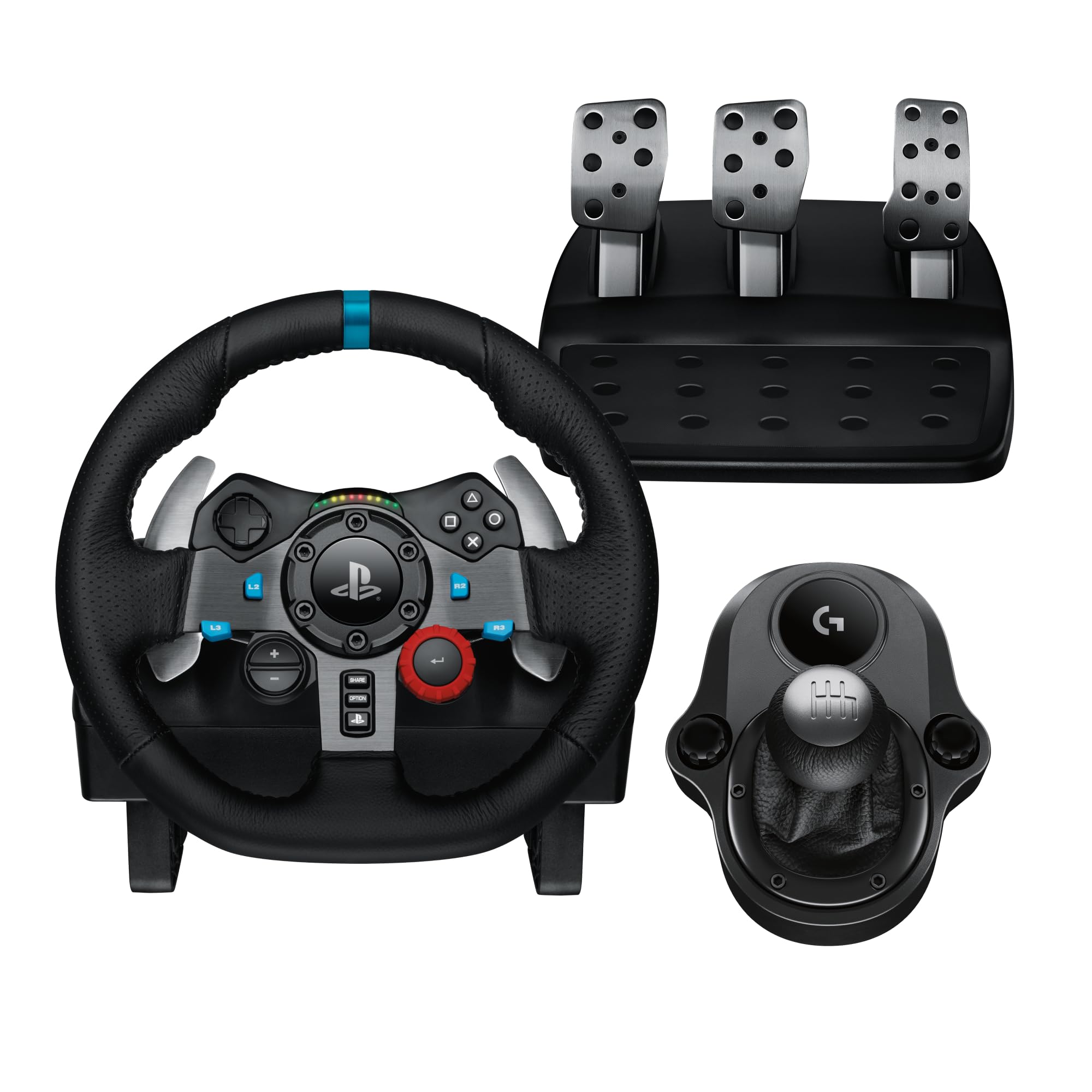 Combo Volante, Pedais e Cambio Logitech G29 SE para PS5, PS4 e PC 7