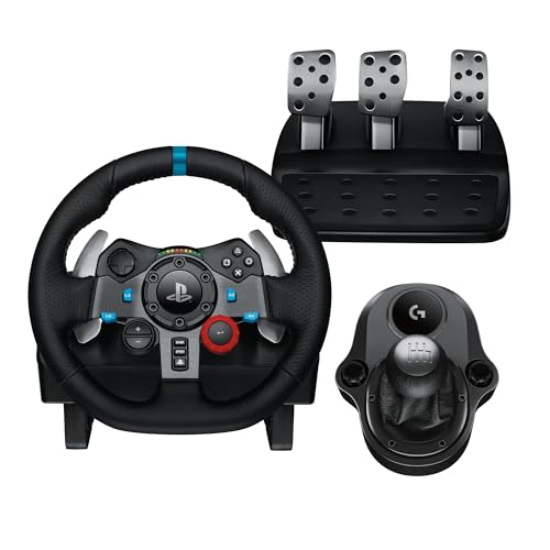 Combo Volante, Pedais e Cambio Logitech G29 SE para PS5, PS4 e PC 8