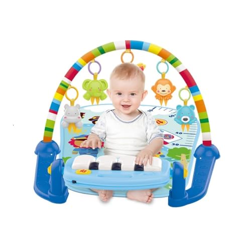 Wakaii Tapete Ginásio Musical Interativo Infantil Automóveis com Teclado Musical, 4 Mobiles de... 6