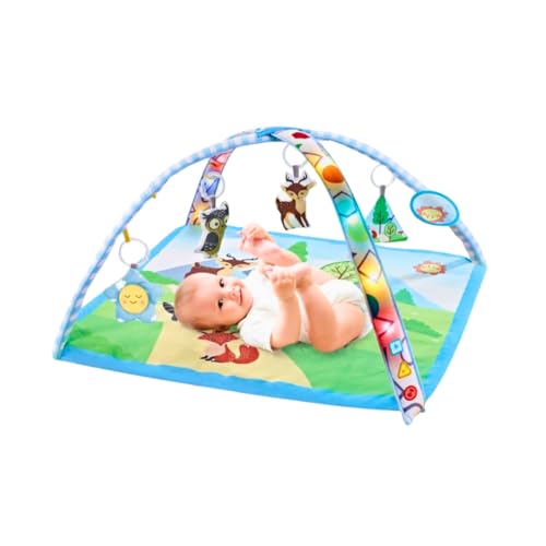 Maxi Tapete de Atividades Bebê Com Luz Musical Floresta Kit 24 peças 6