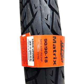 Pneu Traseiro Moto Levorin Street Matrix 90/90 18 P 57 Use Com Câmara 6