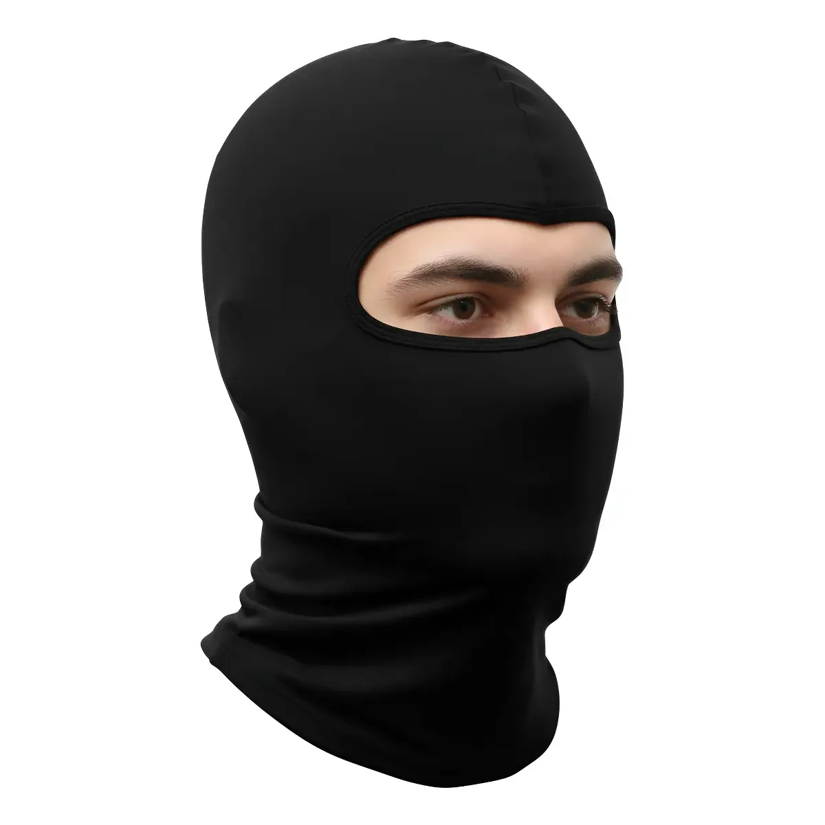 Touca Balaclava Premium Luxo Unissex Preto Proteção Uv50+ 4