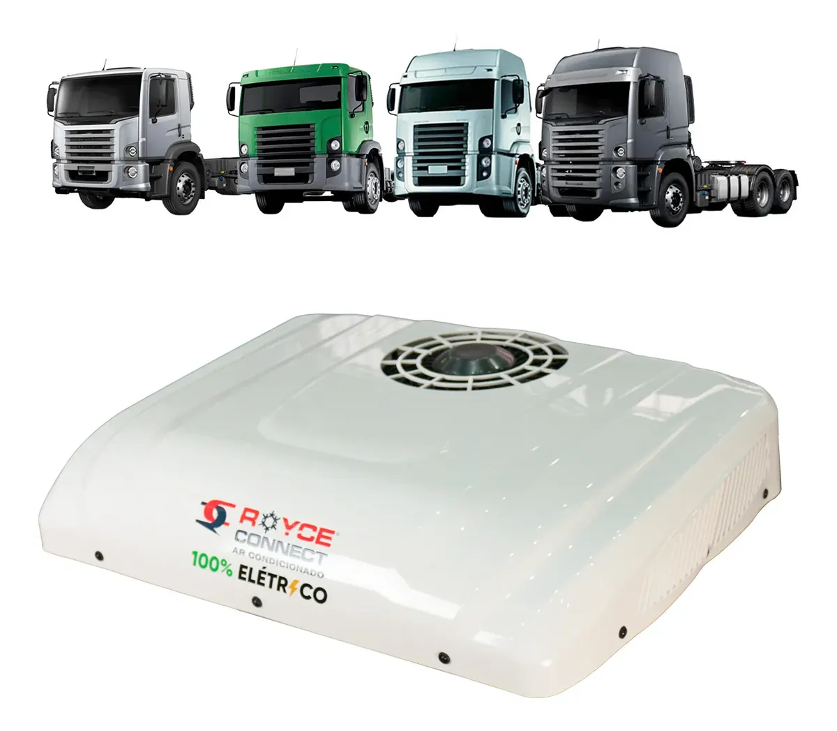 Ar Condicionado Elétrico De Teto Caminhão 24v (inverter) 2